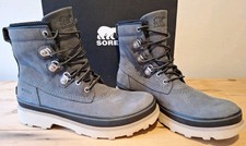 Sorel Caribou Street Mens Boots Size Uk 10.5 US 11.5 Waterproof Grey Suede VGC
