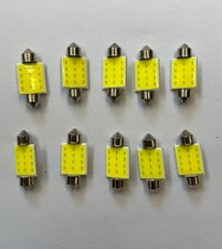 FIT PEUGEOT 239 272 Car Led Number Plate Light Bulbs C5W Festoon Cob 36mm