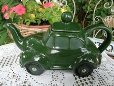 Vintage British Racing Green Price Kensington Potteries Car Teapot