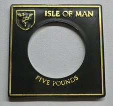 Single Display Inserts for Isle of Man Crown/£5 Coins empty Sandhill style: Menu