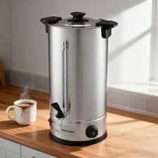 8L Electric Water Boiler Tea Urn Stainless Steel for Commerce Kitchen Catering
