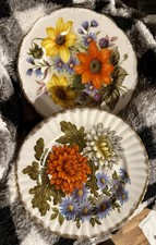 Argyle Bone China Decorative Plates Flowers