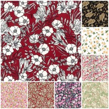 100% cotton craft fabric 3 METRE PIECE floral flower SALE REDUCED B