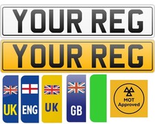 2D  UK Number Plates Premium