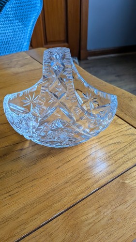 Vintage oval cut glass - vintage,