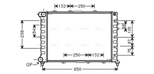 Ava coolant radiator - coolant,
