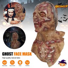 Scary Zombie Mask Creepy Latex Walking Dead Monster Halloween Cosplay Face Masks
