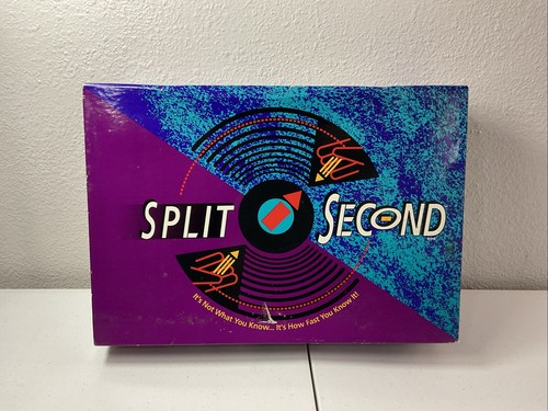 Vintage split second - "split, second"
