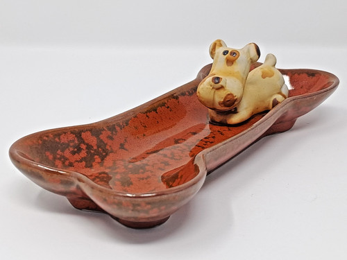 Enesco bone trinket dish - trinket, w/