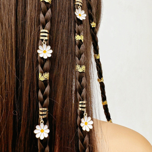 Hair braids rings dreadlock - hair,