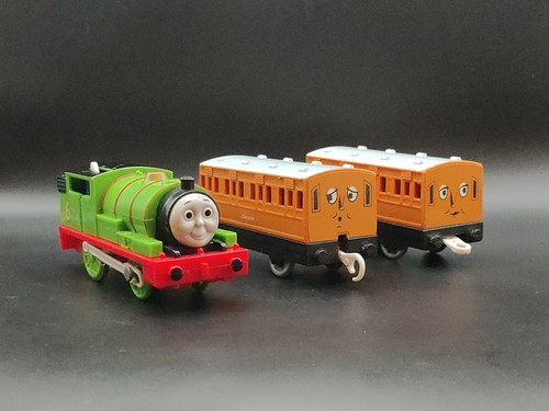 Trackmaster percy with tomy - percy,