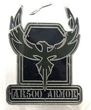 AR500 Armor Phoenix Logo Lapel Pin Tactical Hunting Gear Outdoor Body Armer