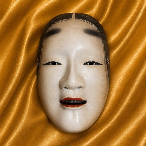 Japanese noh mask magojirō - noh,