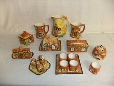 Price Pottery Kensington Cottage Ware - Jugs butter cruet sets egg cups - 8A4G #