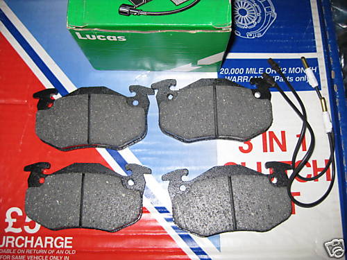 New bendix front brake pads - front,