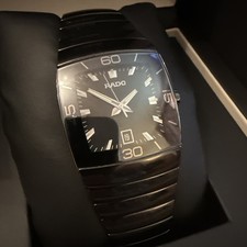 Rado Ceramic XXL  Diastar 156.0796.3 Quartz Mens Watch 40mm x 32mm 