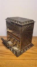 1930's Desktop Cigarette Box Dispenser in Metal Made in Japan