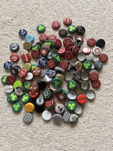 100 beer bottle - 100, caps