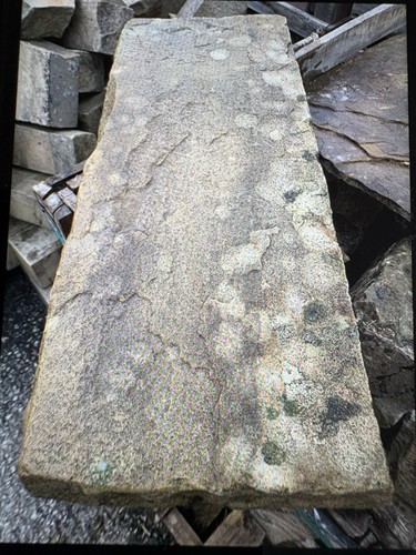 Reclaimed yorkshire stone step - yorkshire,