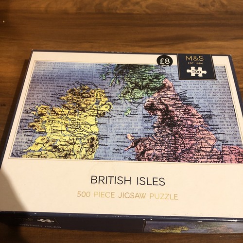 British isles 500 puzzle - puzzle, marks