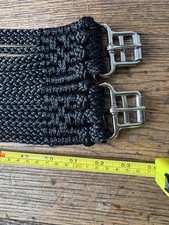 Stubben Black String cord Girth, 54”, 135cm 