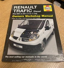 New Renault Trafic MK2 Diesel Haynes Workshop Repair Manual STILL SEALED Rare
