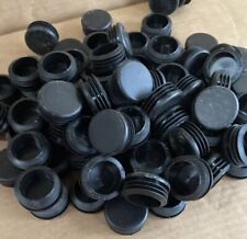 100x Round Plastic Tube End Caps Insert Bung Blanking Plugs Stoppers Chair Feet