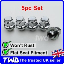 5x ALLOY WHEEL NUTS FOR LEXUS GS (M12x1.5) CHROME LUG BOLT STUD QUALITY [5A]