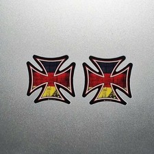 2x Germany German Flag Iron