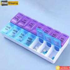 Weekly pill organiser box - weekly,