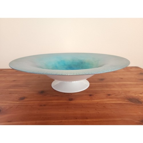 Huge vintage steuben blue - huge,