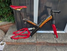 CANNONDALE SUPER V RAVEN SL 2000, LARGE,CARBON ALU USA MADE FRAMESET QUALITY FRS