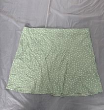 Ladies Size 22 Green Polka Dot