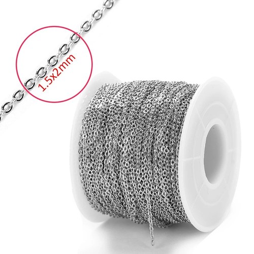 Stainless steel flat - flat, cable