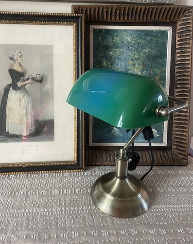 Vintage banker lamp - vintage, banker's