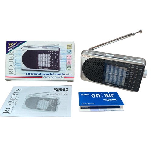 Roberts portable radio band - roberts, 12
