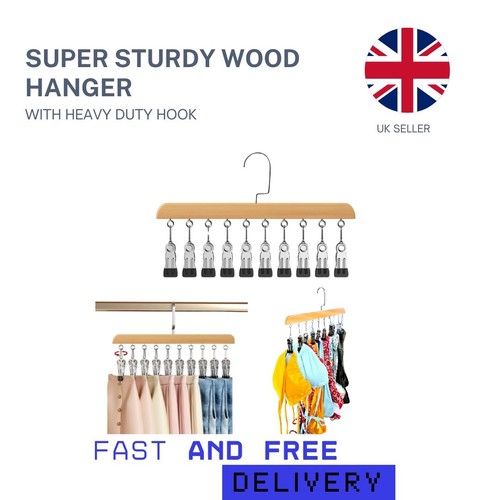 Wooden clothes hanger hats - hanger,