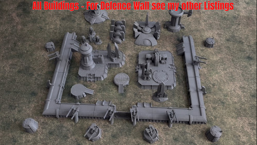 Grimdark tau buildings - tau,
