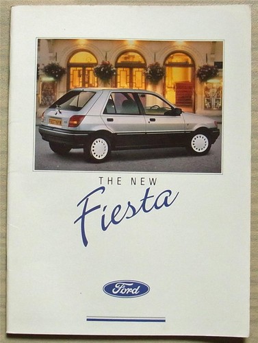 Ford fiesta car sales brochure - ford,