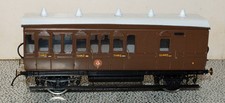 Roxey Mouldings 7C090 O gauge Metro T8 brake 3rd coach GWR brown (286)