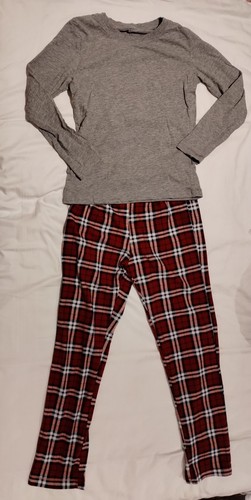 Grey and tartan girls - grey,
