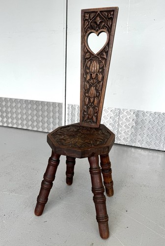 Antique spinning chair - antique,