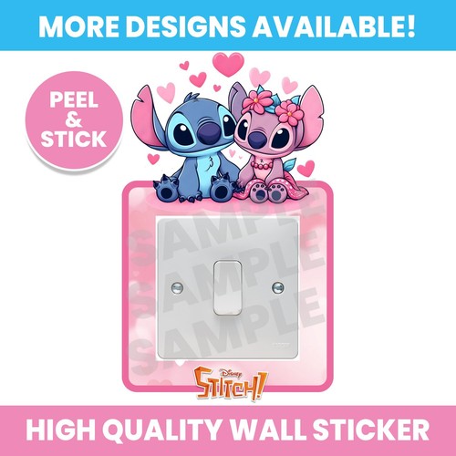 Stitch angel light switch - stitch,