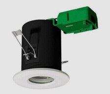 Box Of 5 x JCC FIREGUARD JC94113WH GU10 Fire Rated Downlight IP20, WHITE (219)