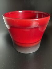 West German Scheurich 808-13 plant pot, Red Grey 12cm (H)