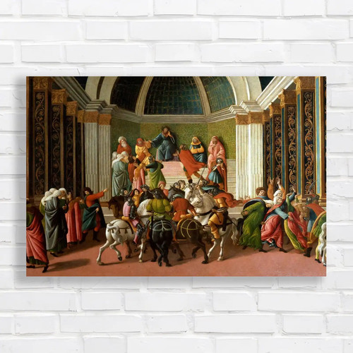 Renaissance procession canvas - renaissance,