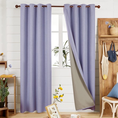 Thermal faux linen blackout - faux,