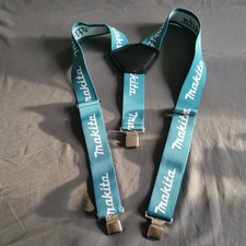 Makita  Ultimate Blue Clip on Braces Cushioned Pad Painter Strap System new
