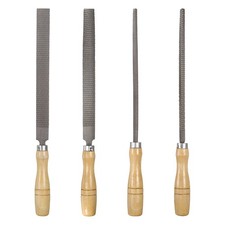 4pcs Wood Rasp File Set 8"