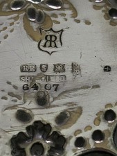 Rare antique silver plated fruit/bread roll basket 